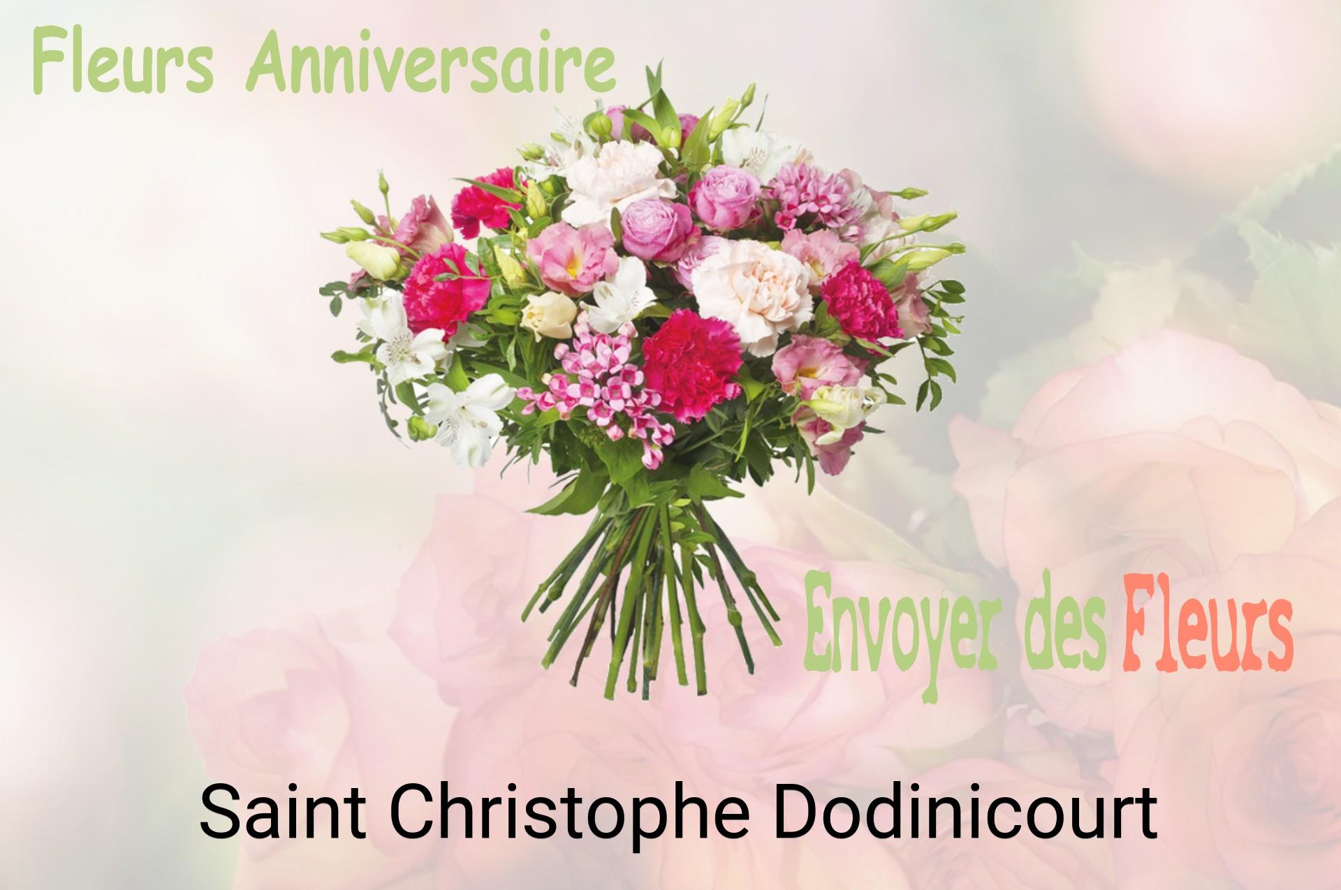 Bouquet de fleurs d’anniversaire livré à Saint-Christophe-Dodinicourt